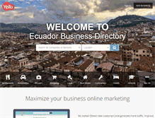 Tablet Screenshot of ecuayello.com